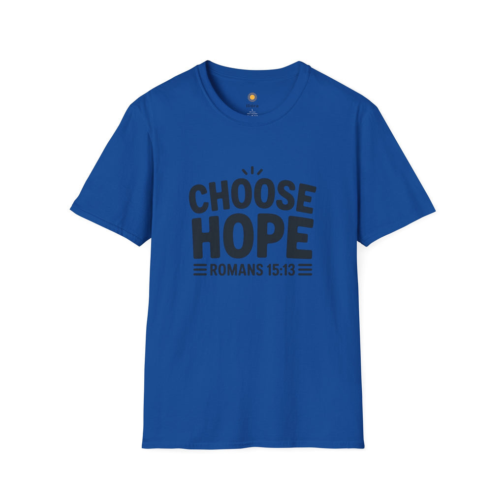 Choose Hope Unisex Softstyle T-Shirt - Inspirational Christian Tee