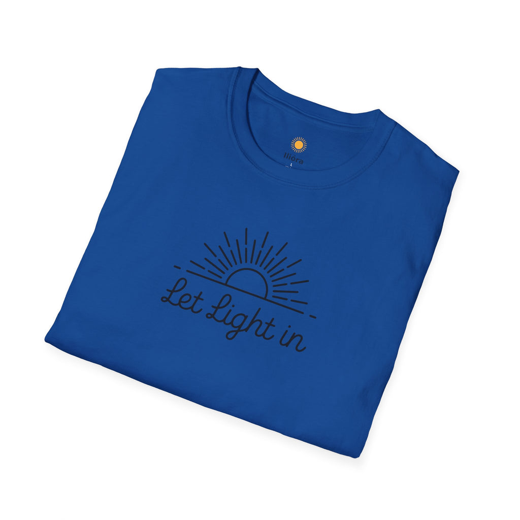 Let Light In Unisex Softstyle T-Shirt – Bright & Inspirational Casual Wear