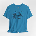 Faith Over Fear Women's Jersey T-Shirt