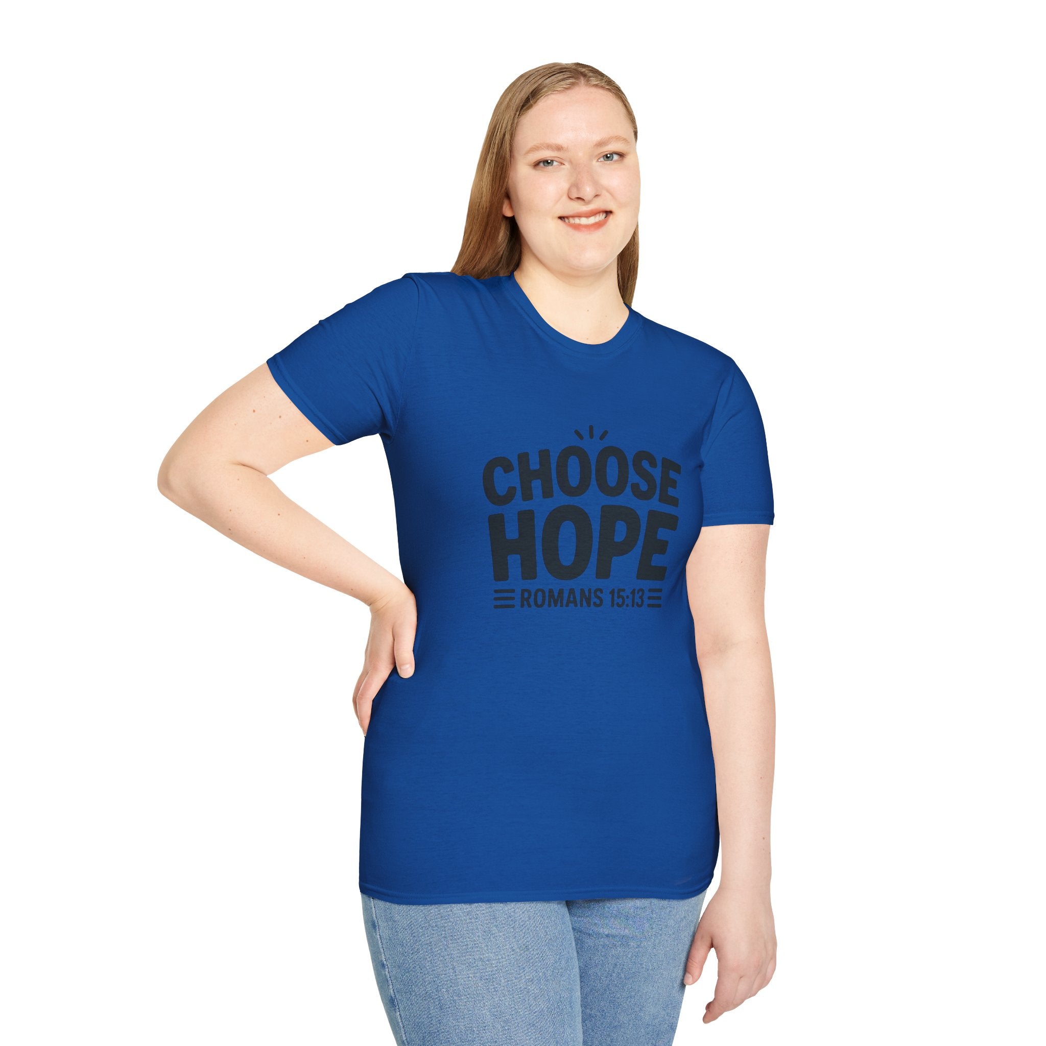 Choose Hope Unisex Softstyle T-Shirt - Inspirational Christian Tee