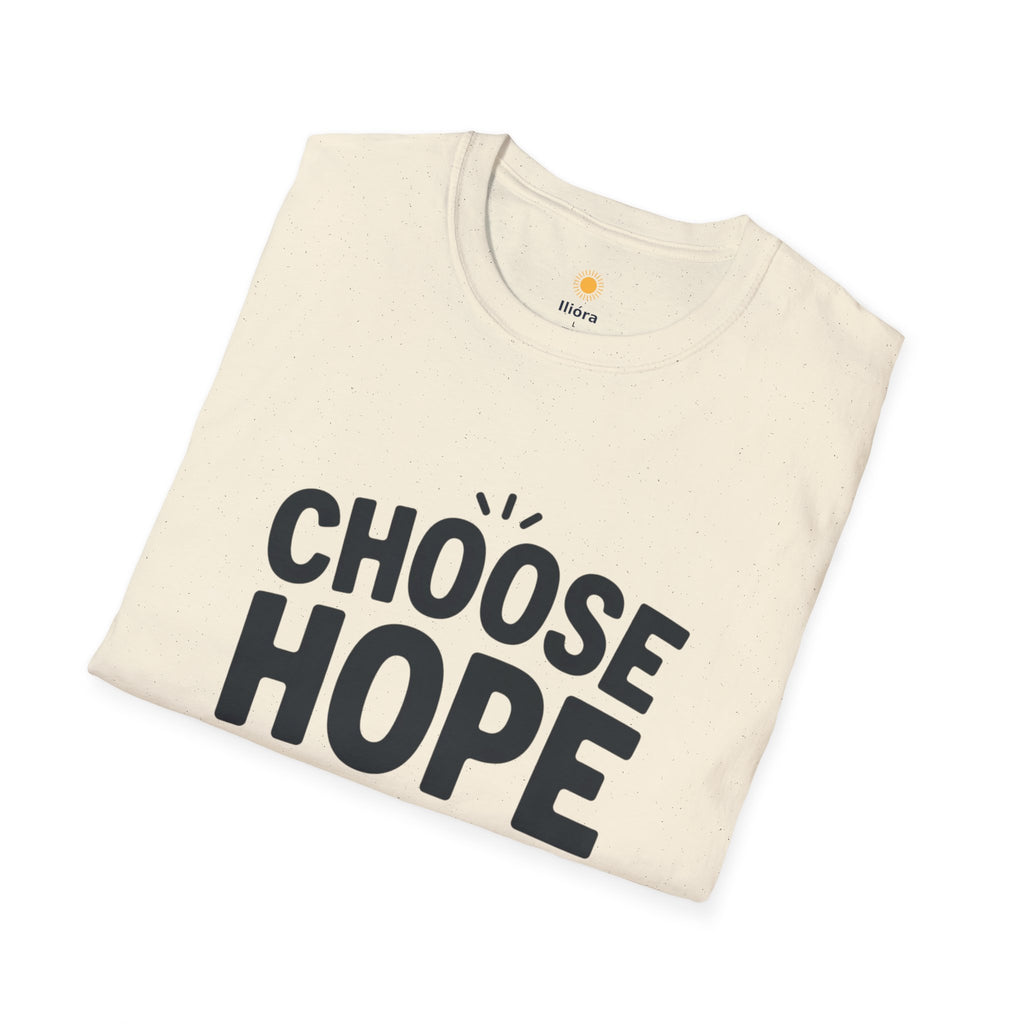 Choose Hope Unisex Softstyle T-Shirt - Inspirational Christian Tee