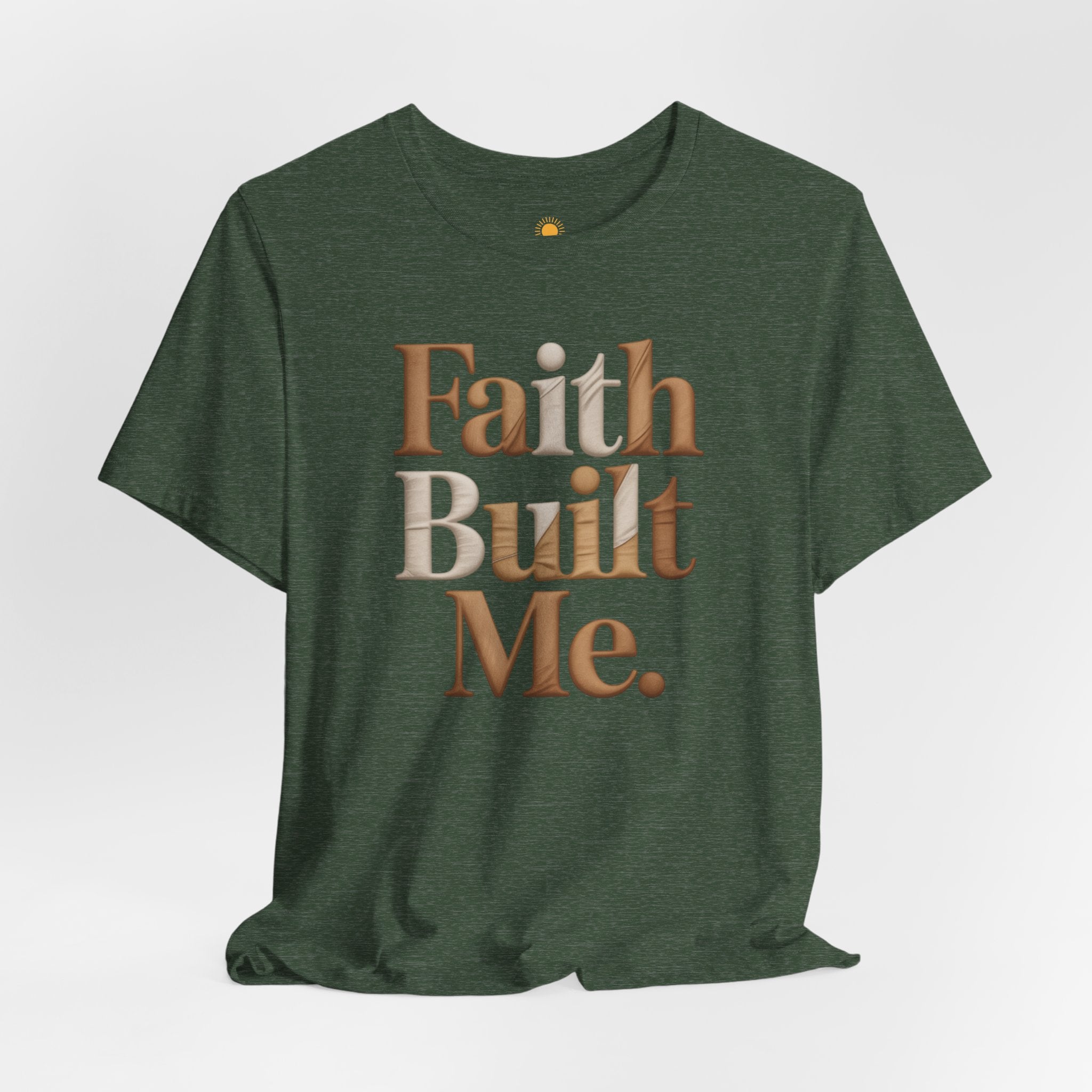 Faith Built Me Women Short Sleeve Tee