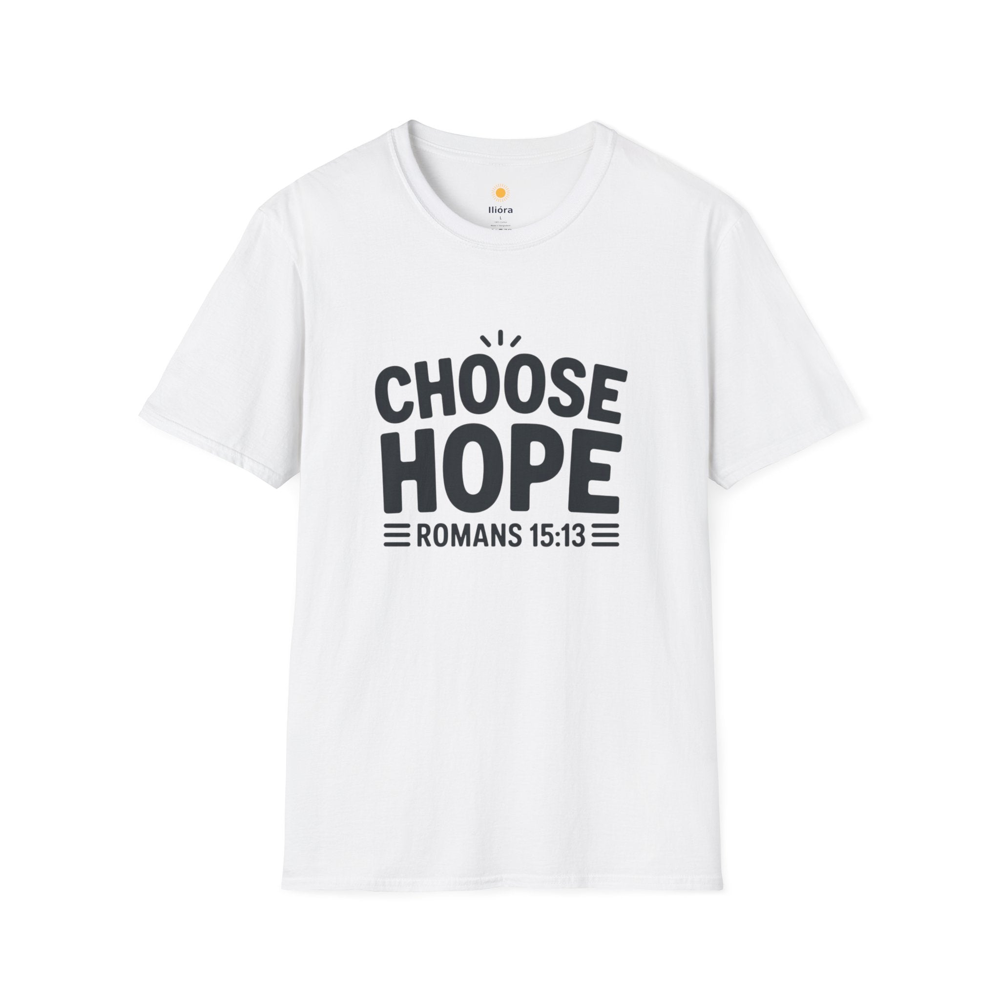 Choose Hope Unisex Softstyle T-Shirt - Inspirational Christian Tee